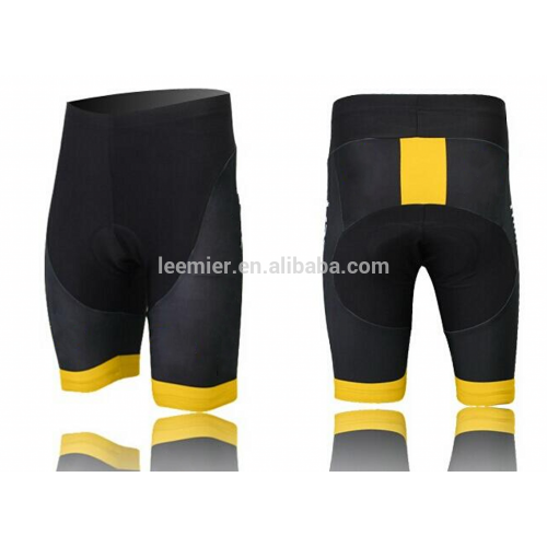 Ladies Black /Yellow Design quick try Cycling Shorts